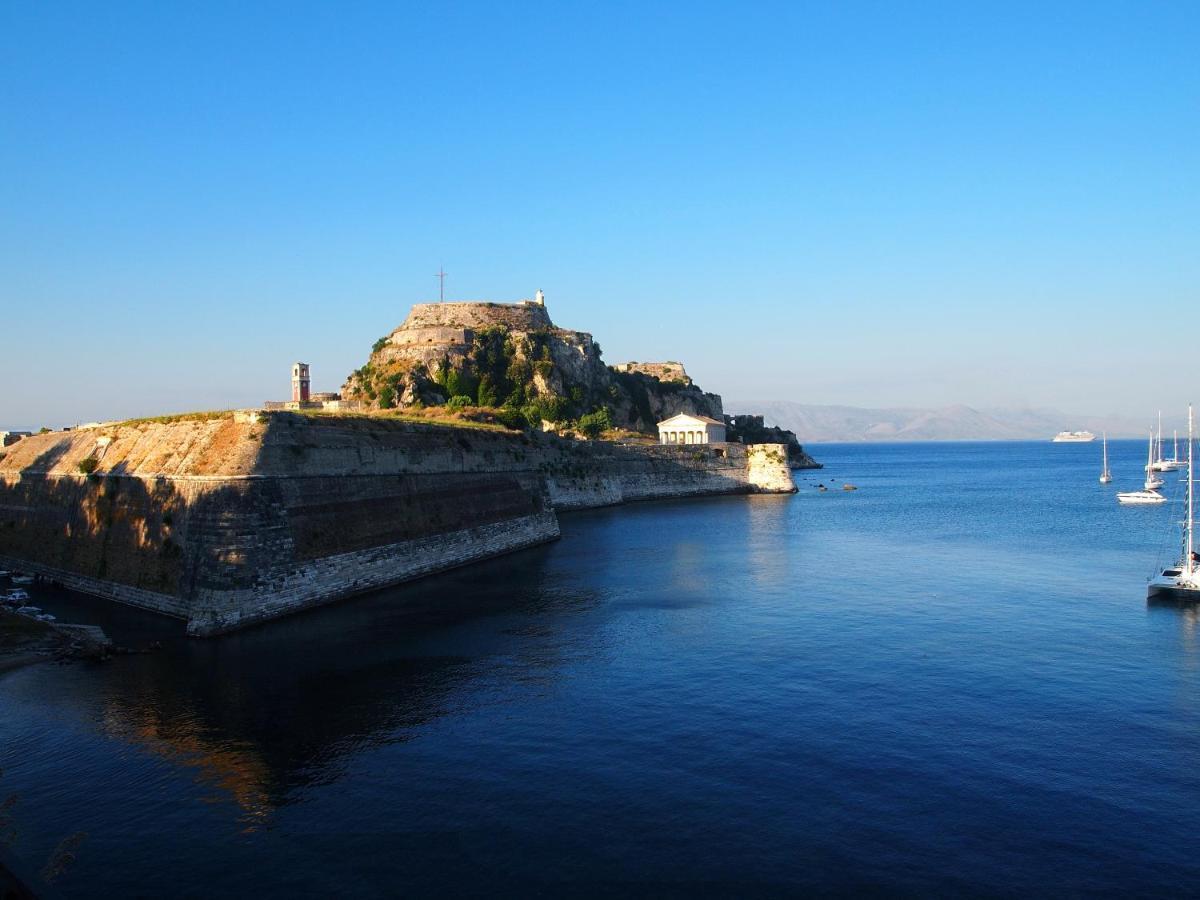 Ideally Situated Corfu Old Town Studio Exteriör bild